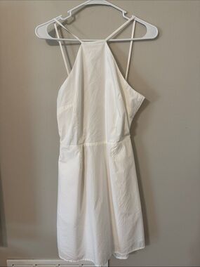 a new day White Halter Mini Dress